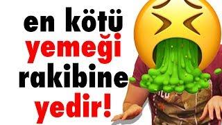 20 TL ile En Kötü Yemeği Yap - Rakibine Yedir