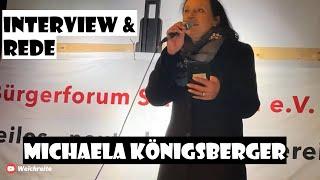 Michaela Köngisberger Rede & Interview Bürgerforum Schwaben e.V. Augsburg 28.12.24