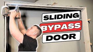 Installing A Stylish Bypass Closet Door || E12 Finishing A Basement