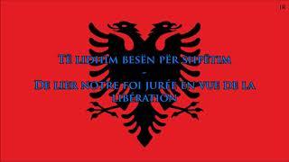 Hymne national de l'Albanie (ALB/FR paroles) - Anthem of Albania (French)