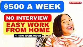 WORK FROM HOME For These 5 Companies Always Hiring (No Experience Needed) #workfromhomeonly