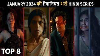 Top 8 Superbest Crime Thriller Hindi Web Series January 2024