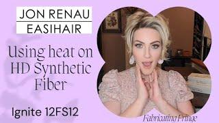 Styling Heat Friendly Fiber! Curling my Jon Renau HD Synthetic Fiber IGNITE