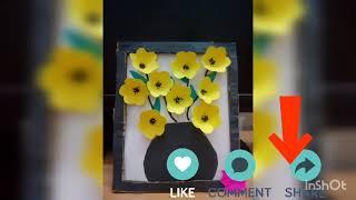 How to make Photo Frame | Wall Hanging | DIY | Bhavana 's Entertainment