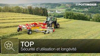 Andaineurs TOP – Sécurité d'utilisation et longévité avec le rotor TOPTECH PLUS de PÖTTINGER