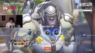 THIS IS WHAT TOP 500 WINSTON LOOKS LIKE! SUPER WINSTON GAMEPLAY OVERWATCH 2 SEASON 6 TOP 500