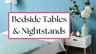 Bedside Tables & Nightstands - Table Sizes, Placement, & Bedside Lamps - Bedroom Furniture