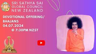 Sri Sathya Sai Global Council New Zealand Bhajans/Offering || 04/07/2024