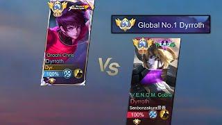 DYR vs TOP 1 GLOBAL DYRROTH (1v1 DYRROTH) HE DESTROY ME?! 