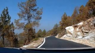 Drive from munsiyari to binsar via tezam, bageshwar