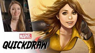 Ashley Witter draws Kitty Pryde – Marvel Quickdraw