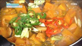 [Happyday]he old pumpkins ripen kimchi tofu stew 피부 탄력 위해! '늙은 호박 묵은지 두부찌개'[기분 좋은 날] 20170106