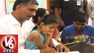 Telangana Irrigation Minister Harish Rao family gave their details for Survey