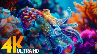 THE BEST 4K AQUARIUM [60FPS] - Full Documentary - Beautiful Coral Reef Fish Video - Stress Relief