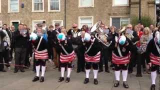 The Britannia Coconutters Dance, Easter Saturday 2012, Bacup, Lancashire, England