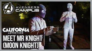 Meet Mr Knight (Moon Knight) at Avengers Campus in Disney California Adventure