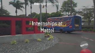 Working At Mattel - Internship