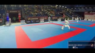 Abe Sakichi (Ohan) vs Moto Ryuji (Sochin) - QF KARATE 1 PREMIERE LEAUGUE DUBLIN 2023