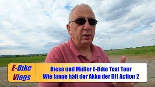 E-Bike Vlogging Test - wie lange hält der Akku der DJI Action 2