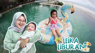 LEIKA KE PANTAI PARANGTRITIS JOGJA BUNDA LIBURAN BARENG ADIK BAYI LEXIE AJAK RENANG DI HOTEL