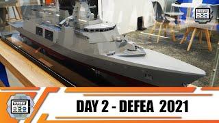 DEFEA 2021 Day 2 International Defense Exhibition coverage Greece Athens air land and sea