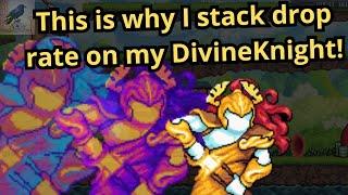 This is why i stack drop-rate on my Divine Knight! - and how to get drop rate up in #idleon