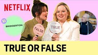 The cast of Bridgerton S3 plays True or False: Queen Margrethe II of Denmark Edition