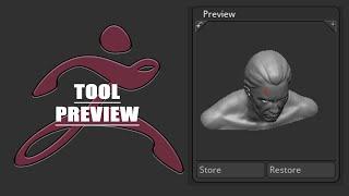 【ZBrush 2022】【memo】tool:preview