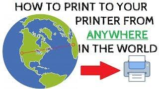 Google Cloud Print - How To Print to Your Printer From Anywhere (Remote Printing)