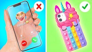 COOL DIY PHONE CRAFTS || Awesome Parenting Hacks And Crafts By 123 GO!LIVE