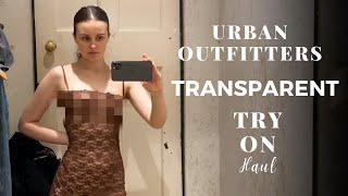 New Collection URBAN OUTFITTERS Try On Fitting Room | TRANSPARENT
