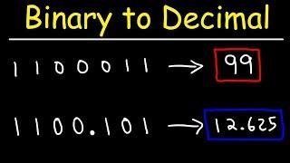 How To Convert Binary To Decimal - Computer Science