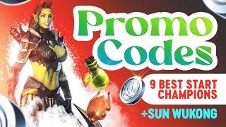  BEST 9 FREE Champions to Start  Raid Shadow Legends Promo Codes  SUN WUKONG