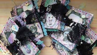 Pastel Goth Junk Journals - Full Flip Through