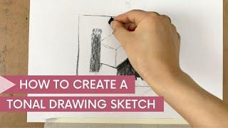 Tonal Value Drawing Techniques (with Step-by-Step Value Sketch Instruction)