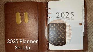 How to Convert the LV Agenda Cover Into a 6 Ring Binder| Amazon Planner Refill| Easy DIY