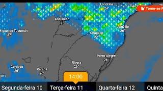 ALERTA CHUVAS E TEMPORAIS EM PARTE DO SUL TERÇA-FEIRA 11/03/2025