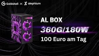 The new Goldshell AL Box can generate 100 euros profit per day.