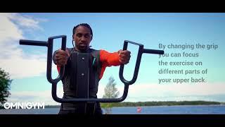 How to use Omnigym Low Row outdoor fitness equipment