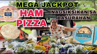 DUMPSTER DIVING HAM PIZZA MEGA JACKPOT NAGSIKSIKAN SA BASURAHAN