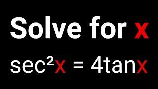 Let's Solve A Trigonometric Equation