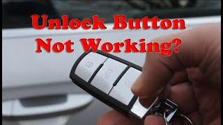 VW Passat/Golf - How to Open Door if Remote Key Unlock Button Not Unlocking Car - Locking works ok