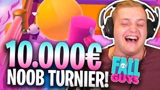 Absolut LUSTIGES 10.000€ NOOB Turnier in Fall Guys! | Highlights TEIL 1