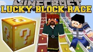 Minecraft: "Lucky Block Race" : HEAVEnbul E CHEATER