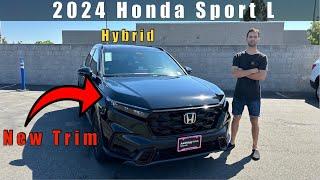 2024 Honda CR-V Hybrid Sport L - new trim, features, review.