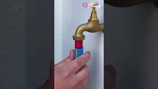 Faucet hose joinery #faucet #joinery #hacks