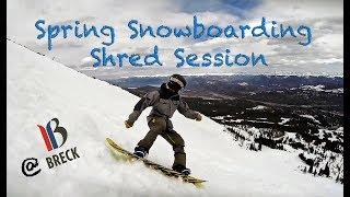 Spring Snowboarding Shred Session at Breckenridge