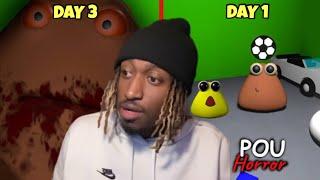 I RAISED THIS PIECE OF POU AND HE BECAME A KILLER | Pou Horror Game