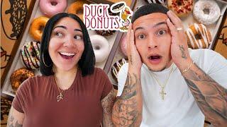 We Tried The CRAZIEST DONUTS EVER!! *Duck Donuts*