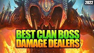 THE ONLY ONES THAT MATTER!! THE BEST DAMAGE DEALERS FOR CLAN BOSS IN RAID SHADOW LEGENDS [EPICS]